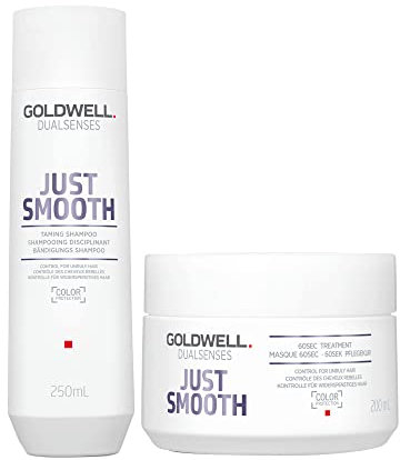 Goldwell Dualsenses Just Smooth Bändigungs Shampoo 250ml und Mask 200ml