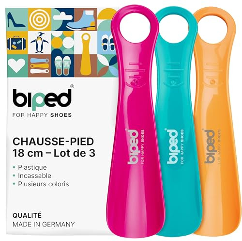 biped Set de 3 chausse-pieds en plastique - 18 cm chausse-pied - fabrication allemande z1570(dragonfruit)