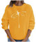 tsaChick Strickjacken FüR MäDchen Baumwolle 158 Sweatshirt Damen Pullover Damen Winter Gestreifter Pullover Oversize Pullover WYA14