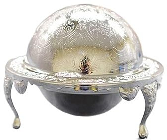 Mantequillera Hermoso plato de mantequilla con diseño clásico, la tapa se puede girar, caja de mantequilla multiusos con cuenco de cristal Accesorio de cocina