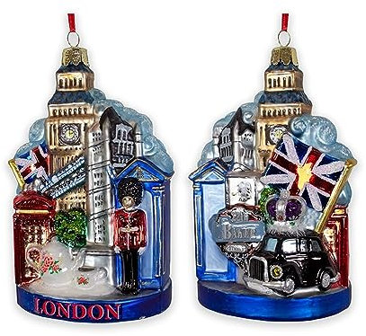 Kurt Adler London Glasornament, 14 cm