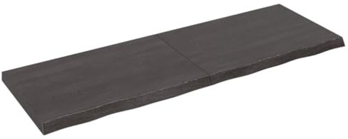 Festnight Wandregal Holz Faltbar Dunkelgrau Regal Schweberegal Wandboard Bücherregal Wand Hängeregal Badezimmerablage, Schrankplatte, Schreibtischplatte, Tischplatte Küchenregal Wand 180 x 60 x 6 cm