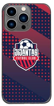 iPhone 14 Pro Hülle Offizielle Queens League Jijantas Transparent Silikon [Flexibel, Halbhart und Ultra-Resistant] [Fallschutz]