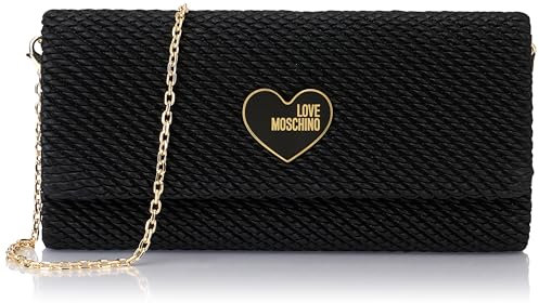 Love Moschino, BORSA A SPALLA Donna, Nero, Taglia unica