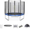 sweeek - Trampolin 250 cm mit Zubehörpaket + Campingzelt mit Tragetasche - Pluto XXL Domus