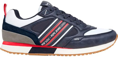 Pepe Jeans Herren Dublin Half MSneak, Blau/Marineblau, 46 EU