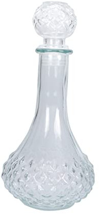 SHOWERORO Glass Decanter Wine Aerator Pourer Thicken Decanter Red Wine Decanter Liquid Dispenser Pitcher with Lid Vodka Decanter Bar Supplies Beverage Pot Whiskey Decanter Fast Wine Decanter