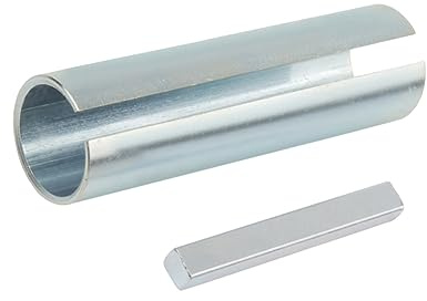 Adattatore Albero 7/8 Puleggia Ferro 3/4 a per Motore | Argento, Alta Affidabilità, Aumenta Diametro Dell’albero, per Motori a Gas