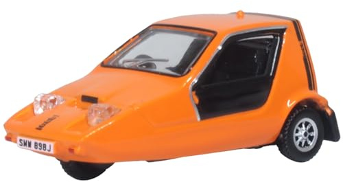 Oxford Diecast 76BUG001 Bond Bug Orange OO Gauge