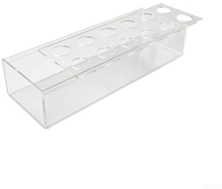 Transparente Acryl-Blumenvase, rechteckiger Blumenaufsatz für Esstisch, moderne Acrylvase, für Zuhause, Hochzeit, Esstisch