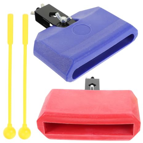 BAZEITFLOW 2sätze Jam Blocks Und Drumsticks Silent Drum Sticks Für Anfänger Mit Drum Mallets Zubehör Robuste Und Leichte Percussion Instrumente
