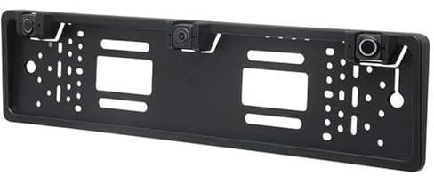 Yasta Portatarga Auto con Sensori di Parcheggio e Telecamera Posteriore Kit Retrocamera e 2 Sensori Universale per Auto, Camper, Camion Assistenza Retromarcia