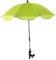 ＡＷＨＡＯ Sombrilla con clip para cochecito, silla de playa, sombrilla con abrazadera, para plantas, para pesca, Verde