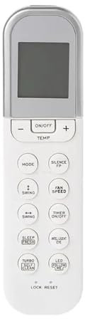 Telecomando di ricambio for climatizzatore, compatibile con Midea, compatibile con Komeco, compatibile con Tornado, compatibile con Comfee, con LED R06/BGCE R06/BGE Controller for climatizzatore(N)