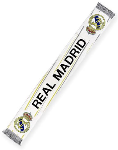 Real Madrid Bufanda Oficial Modelo N°45 - Primera Equipación 2025-26