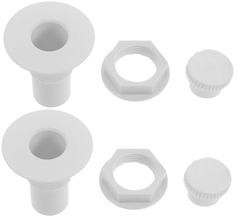 DIYEAH 2 Sets Plastic Refrigerator Drain Plugs Freezer Hole Stoppers Cold-resistant Sealing Caps for Chest Freezers Easy Installation and Leak Prevention