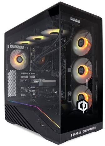 CyberPowerPC Luxe Gaming PC - Liquid Cooling, 750W PSU, Nvidia RTX 5070, 2TB NVMe SSD, Windows 11, Intel Core Ultra 9 285K