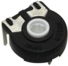 2X PT15NV02104A2020S Potentiometer: für den Einbau 1-Drehung,liegend 100kΩ 250mW