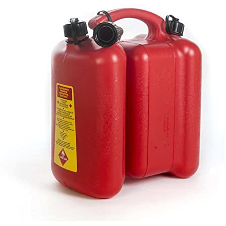 Bricotech 42542 Tanque Gasolina Combinado, Multicolor, 5 L + 3 L