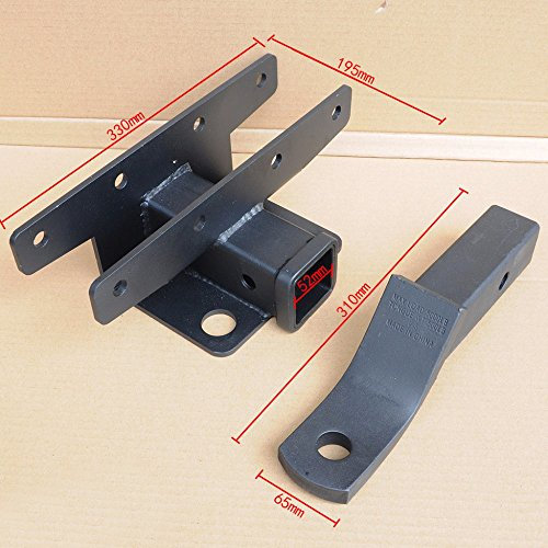 GOWE 2 Ricevitore Rimorchio Gancio Gancio di Traino Kit Per Jeep Wrangler 2007-2016 08 09 11 13 14 15 [QPA285]