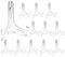 Tincogo 6 Clear Plastic Easels or Stand / Plate Holders to Display Pictures or Other Items at Weddings, Home Decoration, Birthdays, Tables (12 Pack)