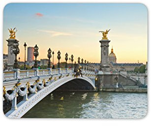 Pont Alexandre III Paris Tapis De Souris Pad - Seine France Fun Cadeau Informatique # 8912