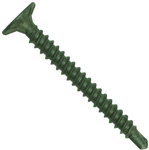 #8 x 1-5/8 Cement Board Torx/Star Head Screws Drill Point for Fastening Cement Backer Board/Cement Board/Tile Board - 1 lb ~129 Screws - Torx/Star Drive Cement Board Screw - T-25 Torx Head