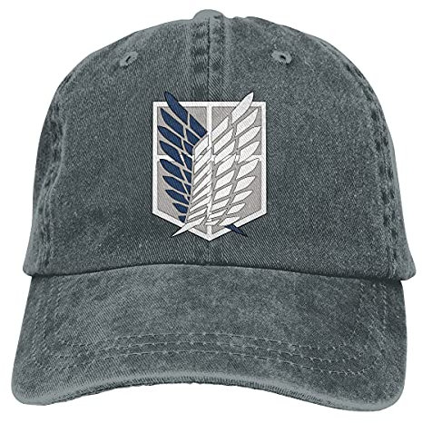 BAJIE Baseball Caps Anime Logo, AOT Baseball Cap Cowboyhut Peaked Cap Cowboy Bebop Hüte Männer und Frauen Hüte