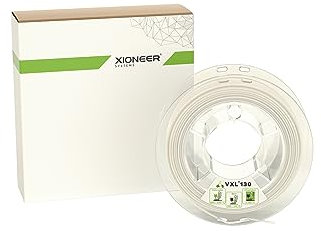 Xioneer 3D Drucker Filament - ​​VXL 130 Lösliches Stützmaterial 1,75mm - Besser als PVA, BVOH - Starke Haftung auf PEEK, PC, PA und mehr - Verstopfungsfreies Drucken, Einfach zu Lagern - 100g Spule