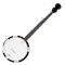 Classic Cantabile BB-5 5-String-Banjo - 5-saitiges Banjo mit Resonator - 11 Kessel und Resonator aus Linde - Griffbrett: Blackwood - 26 Mensur, 22 Bünde - Hochglanz