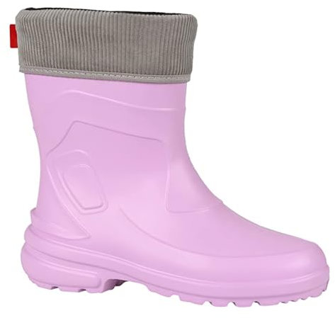 LEMIGO Stivali da donna leggeri in gomma EVA foderati Jessy, Grigio viola chiaro, 42 EU