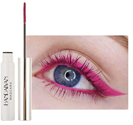12 Colors Waterproof Mascara Non-Dizzy Long-Lasting Mascara Bleu Blanc Violet Vert Eyelash Eye Makeup