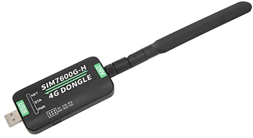 Septpenta 4G Dongle Modul, Kann Antennen Drehen, DREI Datenanzeigeleuchten, 2 Schnittstellenkommunikation, USB Uart 2G 3G 4G 50 MBps, Geeignet für PC Internetzugang