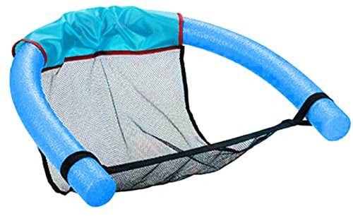 Povanjer Filet de Maille Hamac Flottant pour Piscine Frites en Mousse Souple Et Amusante Accessoires de Siège de Natation de l'eau de Chaise de Filet de Maille de Nouille de Piscine Flottante D'été