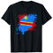 Fußball mit der Flagge von DR Kongo T-Shirt