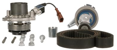 GATES KP45678XS-1 Wasserpumpe + Zahnriemensatz 29 mm mit Wasserpumpe Kompatibel mit VW Golf 7 Schrägheck 5G1, BQ1, BE1, BE2 Passat Variant 3G5, CB5 Golf 7 Variant BA5, BV5, AUDI A4 B9 Avant 8W5, 8WD