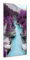 Wallario Selbstklebende Duschrückwand 70 x 180 cm mit Motiv Fluss in lilafarbener Schlucht - Wandverkleidung Fließenersatz mit Hochglanzlaminat in Glasoptik