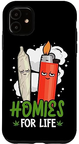 Homies For Life Marihuana Weed Cannabis 420 Hülle für iPhone 11