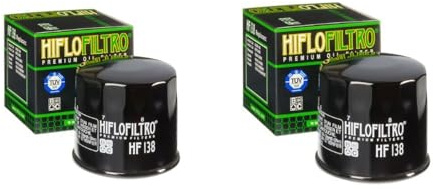 DB PARTS 2 filtri olio compatibili per Suzuki 650 DL U3 V-Strom (B12111) 2004 2005 2006 2007 2008 2009 2010