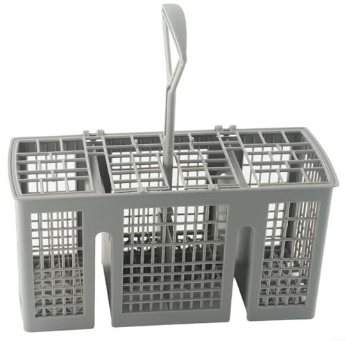 Sileduove Universal Cutlery Basket for Bosch S*i-emens Dishwasher Cutlery Basket Storage Organiser Basket with Removable, 1230402269