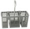Sileduove Universal Cutlery Basket for Bosch S*i-emens Dishwasher Cutlery Basket Storage Organiser Basket with Removable, 1230402269