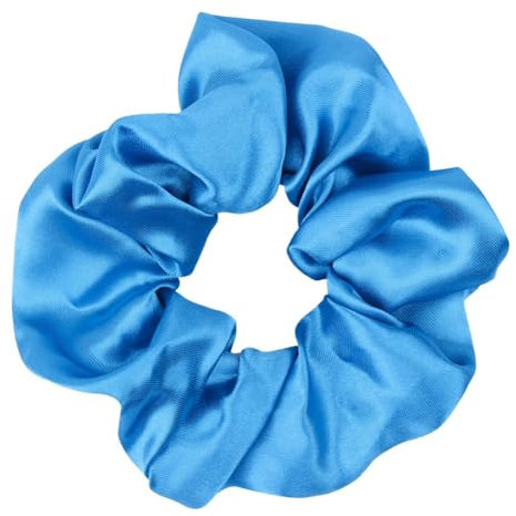 4 Stück Haargummis,Elastische Haarbänder,Weiche Scrunchies,Haare Ringe,Mehrweg Gummibänder,für Pferdeschwanz,Lange Haare Oder Dicke Lockige Mädchen Damen Haarschmuck,Blau
