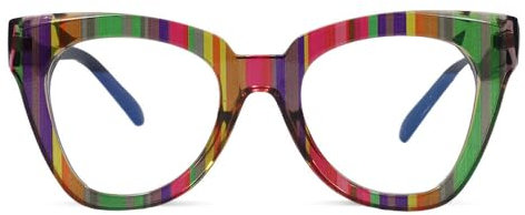 AOOLIA Quadrat Lesebrille für Damen, Rahmen Schlank Lesen Gläser, Ultraklare Sicht Männer Frauen Lesebrille Lesehilfe (Grün, 0, x)