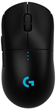 Logitech G Ratón Gaming inalámbrico Pro 2 Lightspeed, hasta 4 Botones Laterales magnéticos Personalizables y conmutables, Carga USB-C, Sensor 32k dpi para para PC/Mac.