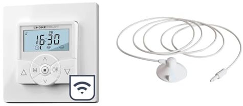HOMEPILOT Zeitschaltuhr premium smart + 3 m Sonnensensor, Smart-Home Rollladenschalter für Rollladenmotor