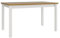 Mirjan24 Tisch für Esszimmer Awrolt II, Rechteckiger Esstisch, Ausziehbarer Tisch für Küche, L:140-180 x H:78 x B:80 cm, Küchentisch, Esszimmertisch, Praktischer Ausziehtisch (Grandson Eiche/Weiß)