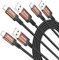 USB auf USB C Kabel 2M 3Stück,3.1A Schnellladekabel USB C Ladekabel Samsung für Galaxy S22 S21 S20 S10 S9, Note 10/9/8, A3 A5 A7, LG V30/V20/G5/G6, Huawei P30/P20/Mate 20, Sony Xperia