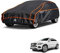kayme Hagelschutzplane Auto Autoabdeckung Wasserdicht Atmungsaktiv，Hagelschutz Vollgarage Passend für Mercedes GLE/GLE Coupe（2015-2024）, Hagelschutzgarage Abdeckplane für Hagel Sonne Schutz, Schwarz