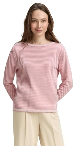 Tom Tailor Damen 1047681 Strickpullover mit U-Boot-Ausschnitt (1er Pack)