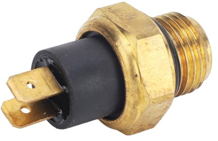 Funien 16-mm-Kühlersensor, Kupfer-Motorkühllüfter-Temperaturschalter für 100 Ccm, 150 Bis 250 Ccm PIT Quad Dirt Bike ATV, Hergestellt aus Reinem Kupfer, Hohe Rostbeständigkeit,